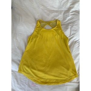 Yellow Exercise Top